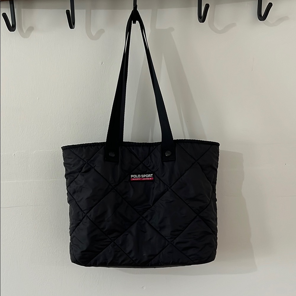 Ralph Lauren Polo Sport Y2K Quilted Tote Bag